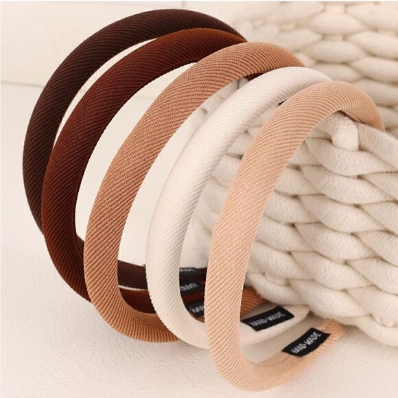 5pc Headband Set Neutral 